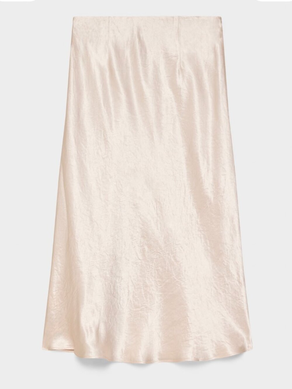 Aritzia Slip Satin Midi Skirt